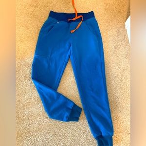 Figs scrubs women’s jogger pants xxsp dark teal blue